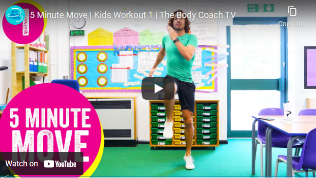 5 Minute Move: Kids Workout 1